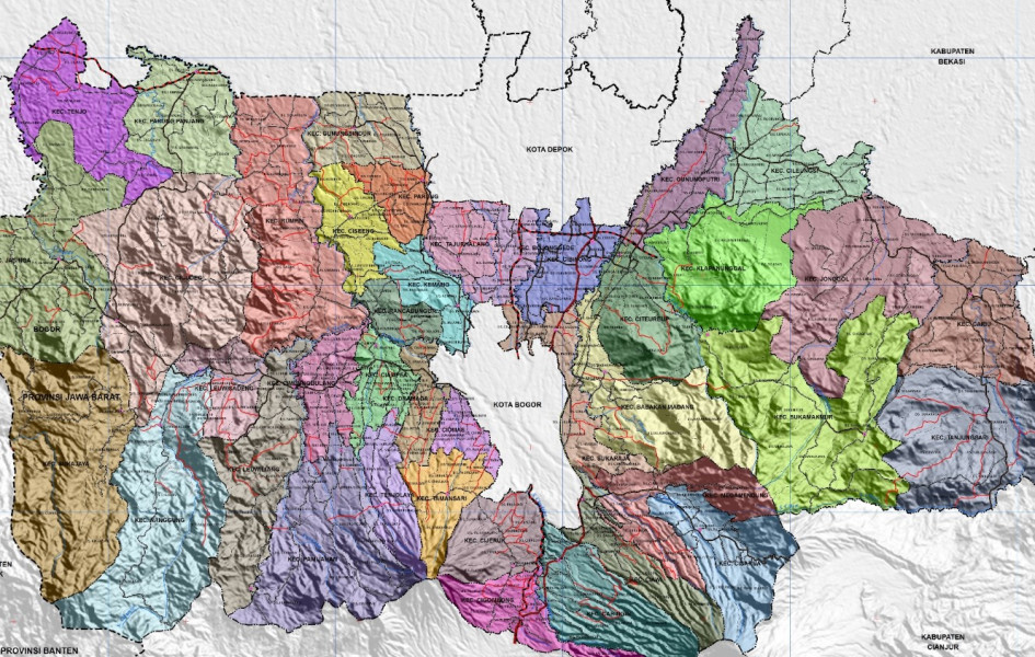 Pemekaran Kabupaten Bogor Barat dan Bogor Timur Sudah Final Tinggal Disahkan, Cek Peta Pembagian Wilayah Bogor akan Terpecah