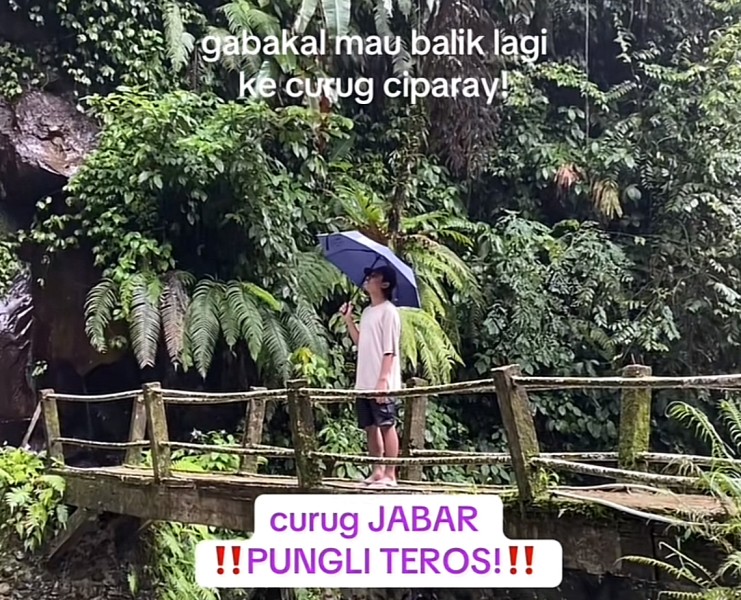 Viral Wisatawan Kena Pungli di Curug Ciparay, Dua Kali Dimintai Uang Masuk