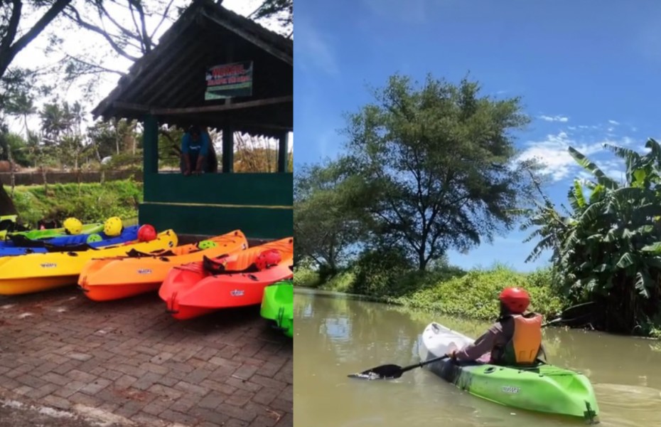 Wisata Bantul Ini Hadirkan Wahana Main Kano, Bisa Susur Sungai Sambil Edukasi Alam