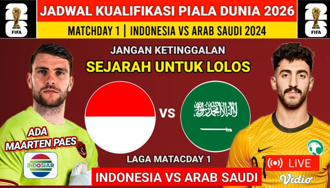 Mampukah Timnas Indonesia Menghadapi Tantangan Besar Arab Saudi di Kualifikasi Piala Dunia 2026? Ini Jadwalnya