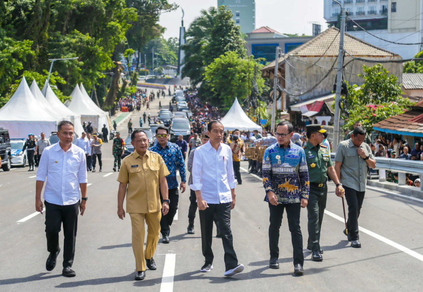 Jembatan Otista Kota Bogor Diresmikan Jokowi Kini Sudah Bisa Dilintasi Lagi!