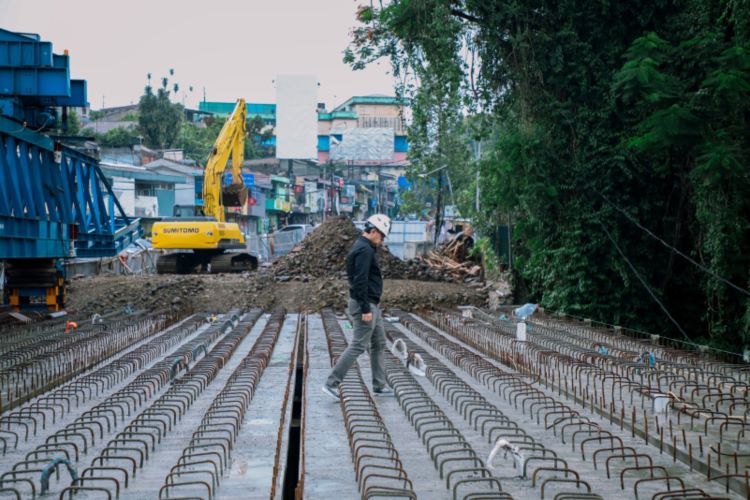 Hore! Pembangunan Jembatan Otista Kota Bogor Sudah Selesai Lebih Setengahnya