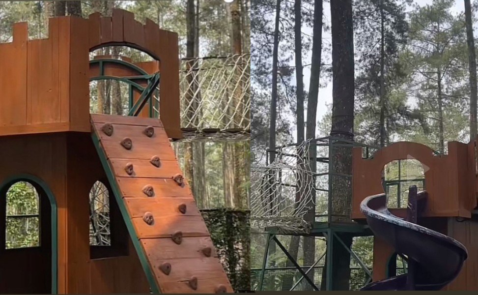 Ajak Anak ke Playground Tengah Hutan di Wisata Bandung Ini, Cuma Rp40 Ribu Dapat Sensasi Berbeda