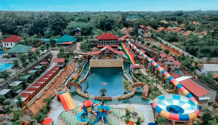 Review Waterpark di Purwakarta, Suasana Rindang Cocok Buat Anak Main Air