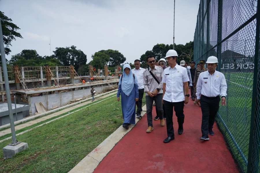 Mantap GOR Bogor Selatan Hampir Selesai Begini Penampakannya