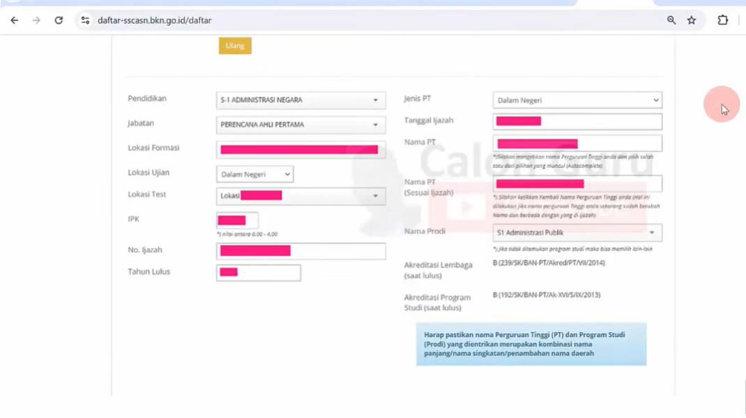 Nama Perguruan Tinggi atau Prodi Berbeda dengan Data Ijazah, Apakah Masih Bisa Daftar CPNS 2024?