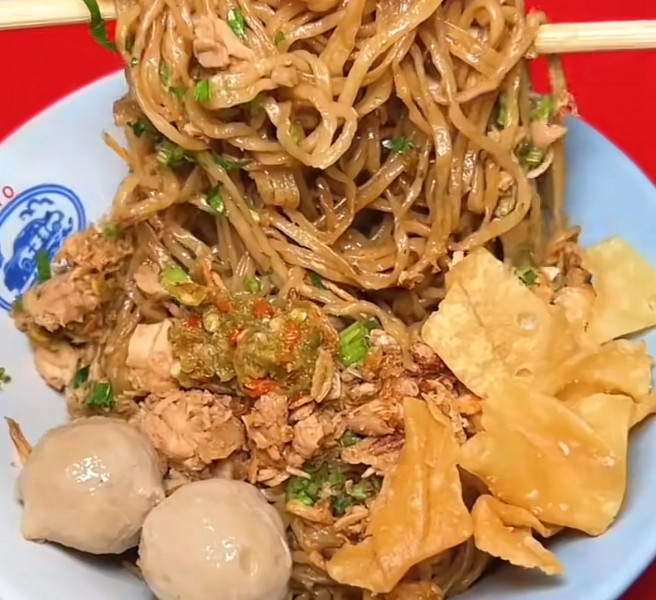 Mie Ayam Bakso Herman di Dalam Pasar Anyar, Langganan Wali Kota Bogor Bima Arya Loh!