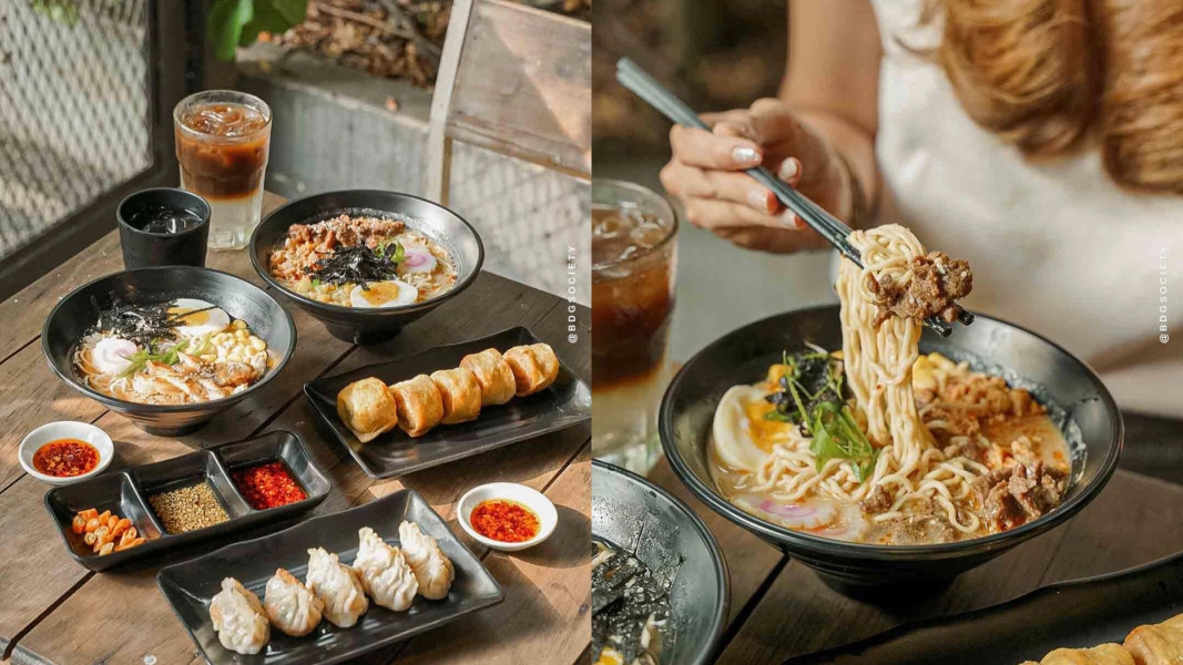 Makan Nekorenji Ramen di Bandung Cuma Rp20 Ribuan, Kuahnya Pakai Kaldu Asli Tanpa MSG, Yummy Banget!