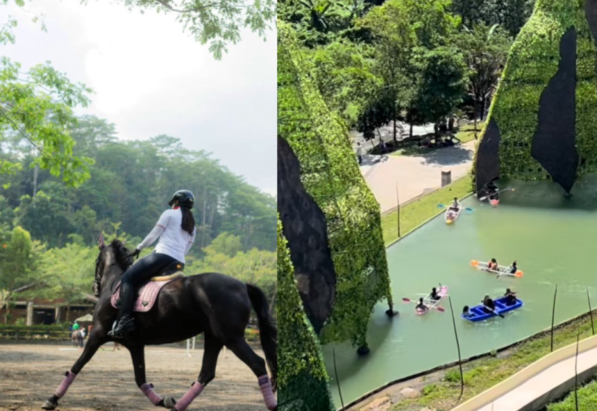 Santosa Park Stable, Wisata Kendal yang Tawarkan Wahana Memanah Berkuda Hingga Main Kano