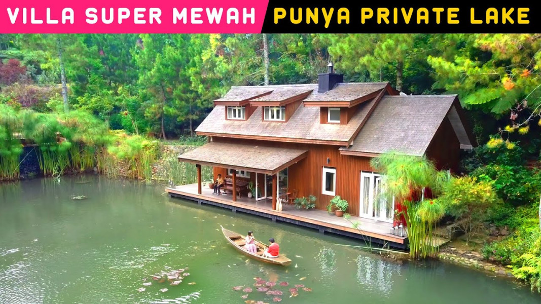 Tempat Wisata Super Mewah di Bandung, Pemandangan Khas Belanda dengan Danau Pribadi yang Menawan