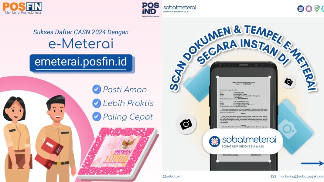 PERURI Umumkan 3 Reseller Resmi Meterai Elektronik, Pelamar CPNS 2024 Jangan Sampai Salah Beli Ya!