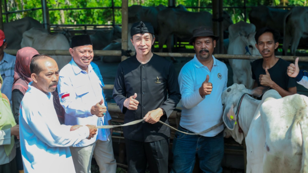 40 Ekor Sapi Potong Disalurkan ke Petani di Kota Bogor