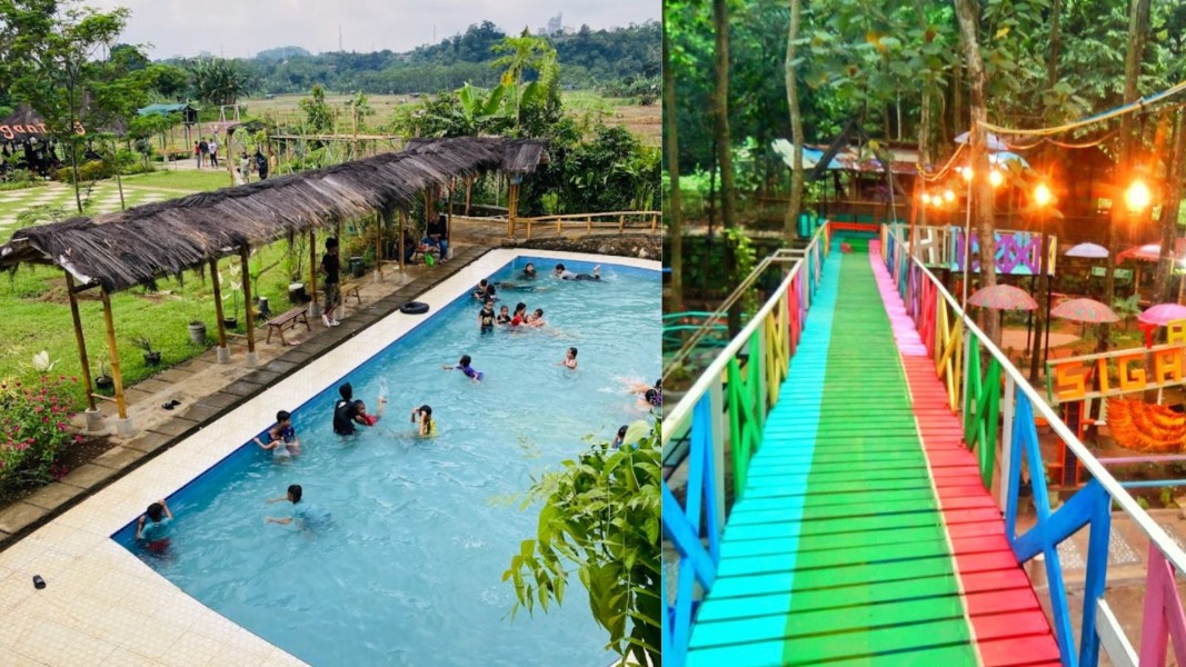 Ada Wahana Wisata Baru di Nambo Kabupaten Bogor, Lengkap Ada Kolam Renang, Playground Bermain Anak, Karaoke hingga Terapi Ikan