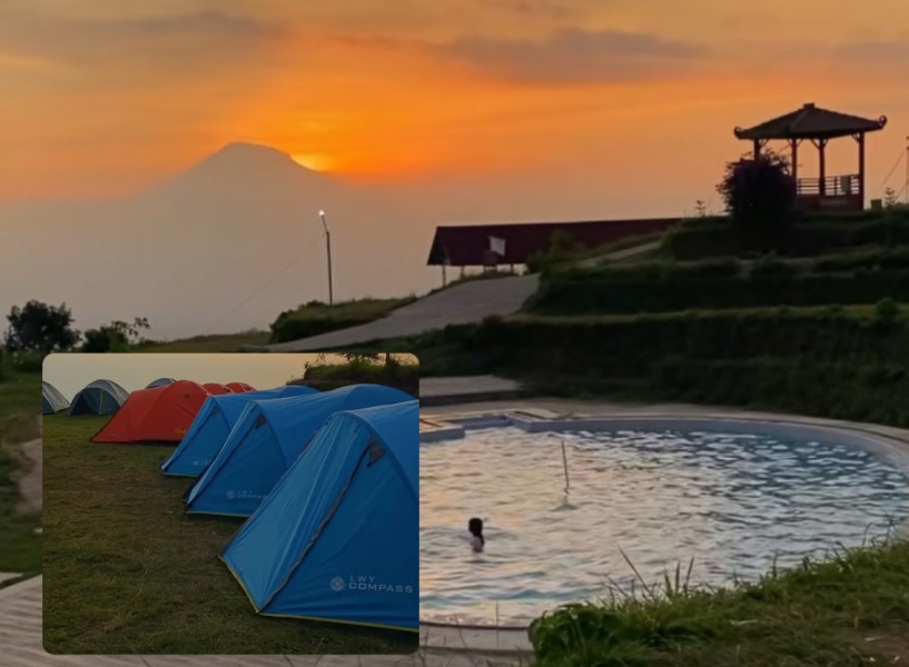 Wisata Magelang Ini Hadirkan Tempat Camping View Gunung, Bangun Tidur Langsung Lihat Lukisan Tuhan!