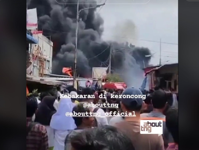 Kebakaran di Kampung Keroncong Tangerang Hari Ini Jumat 12 Januari 2024