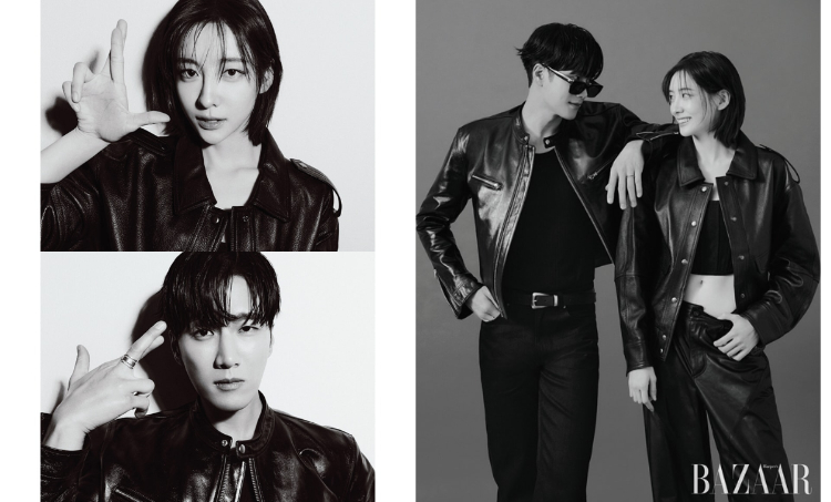 Jelang Perilisan Drama Korea Flex x Cop, Ahn Bo Hyun dan Park Ji Hyun Pamer Visual di Pemotretan Harper's Bazaar