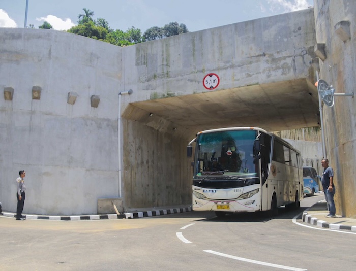 Mantap! Underpass Batutulis Kota Bogor Mulai Diuji Coba